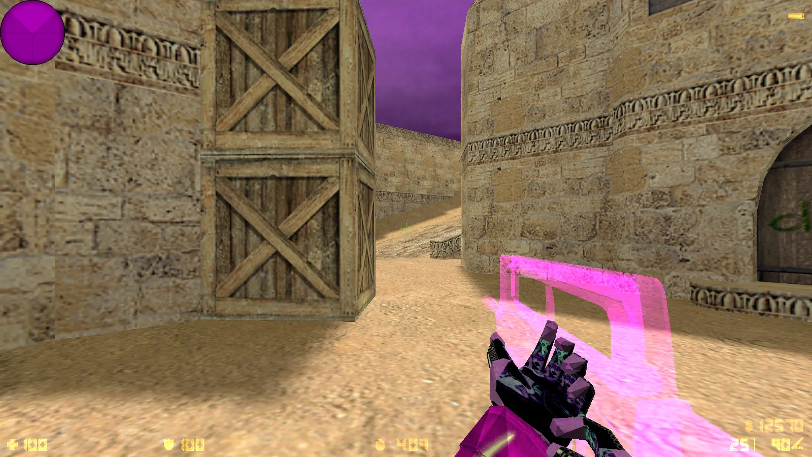 Скриншот  CS 1.6 от Pulmxx: блогерская сборка, 7 новшеств, скины, тема меню и оптимизированный config.cfg