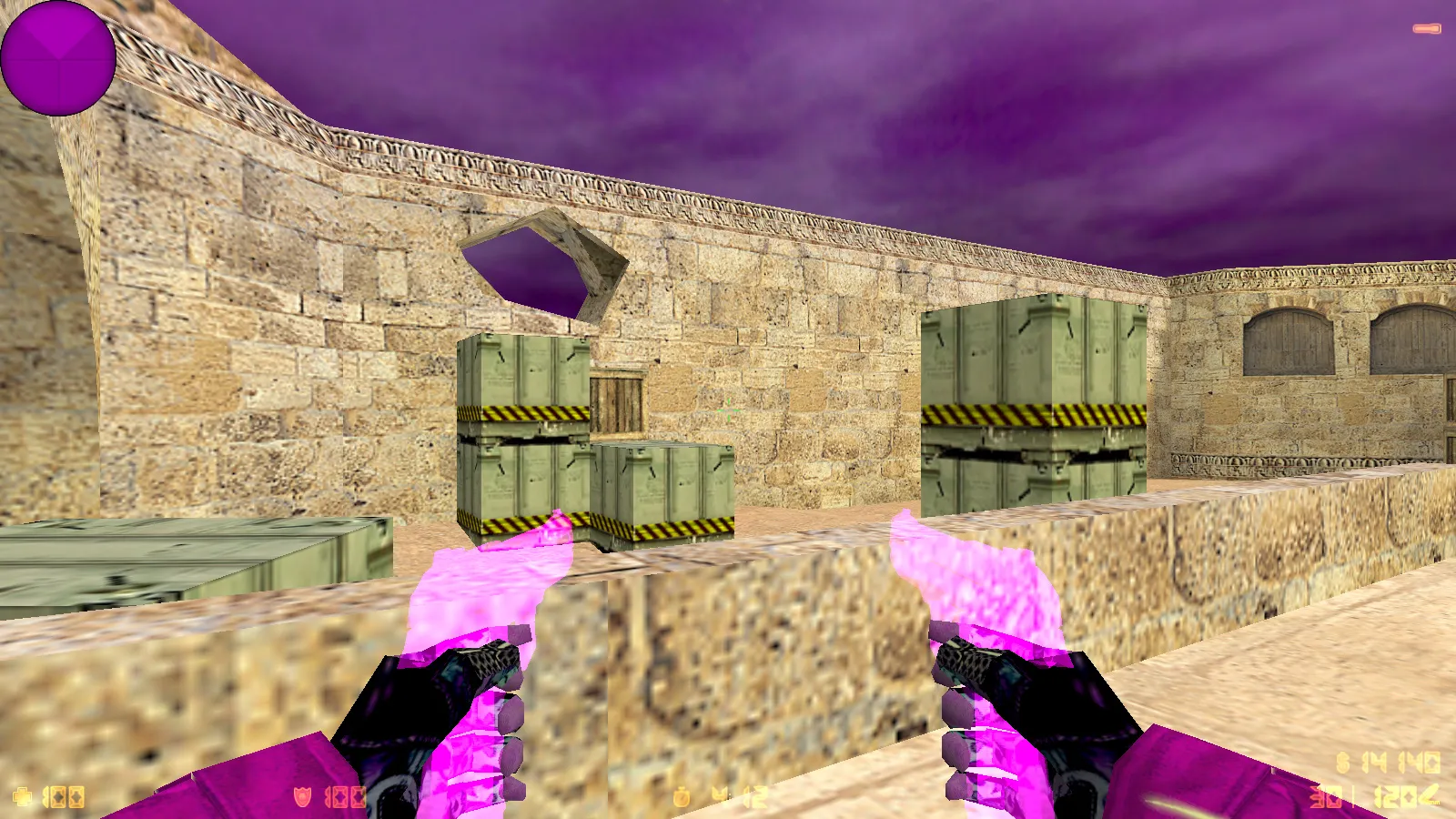 Скриншот  CS 1.6 от Pulmxx: блогерская сборка, 7 новшеств, скины, тема меню и оптимизированный config.cfg