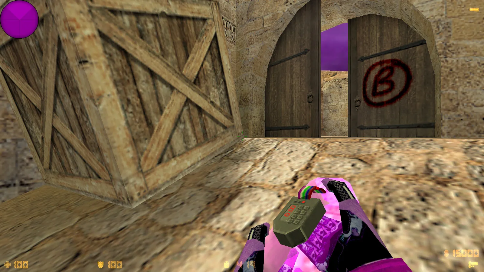 Скриншот  CS 1.6 от Pulmxx: блогерская сборка, 7 новшеств, скины, тема меню и оптимизированный config.cfg