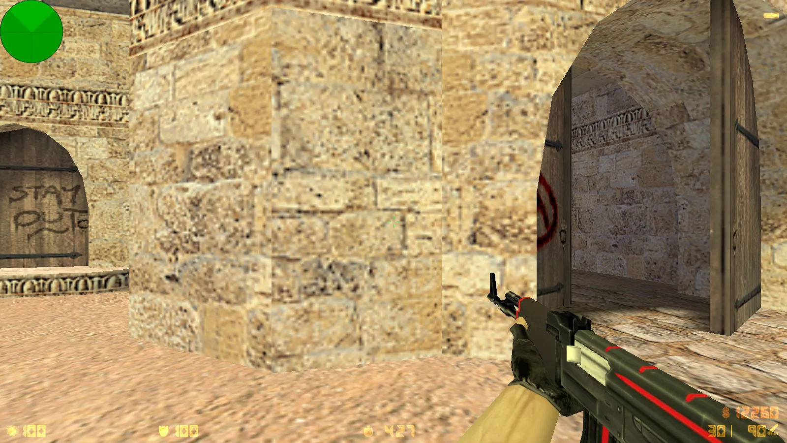 Скриншот CS 1.6 от qwerty4Vs: сборка с 8 новинками, скины, звуки, музыка меню и оптимизированный конфиг