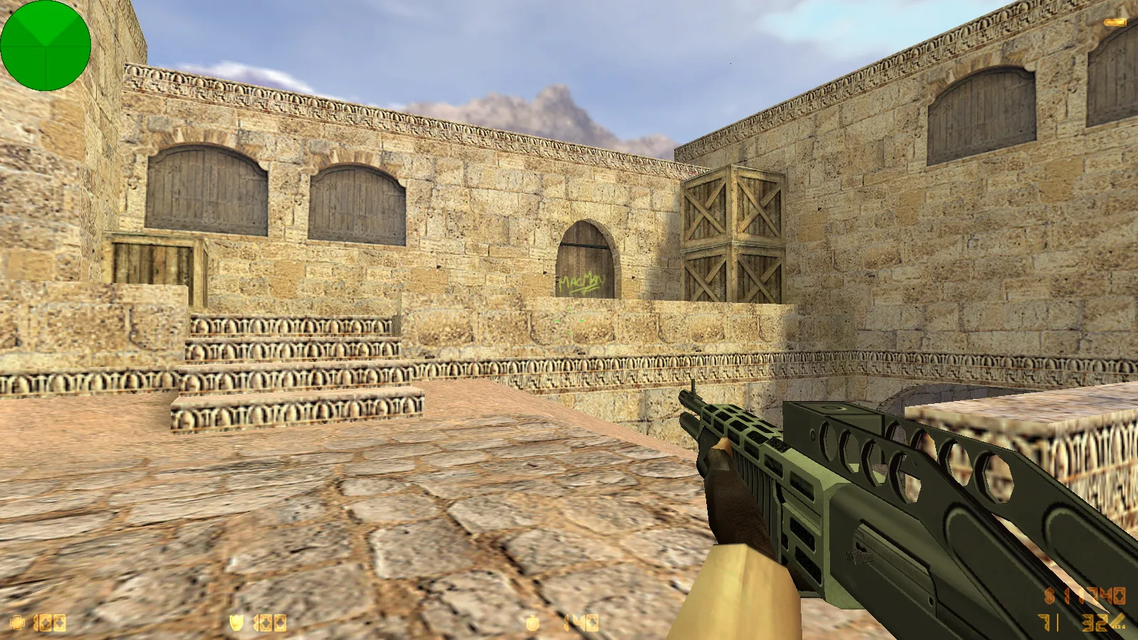 Скриншот  CS 1.6 от qwerty4Vs: сборка с 8 новинками, скины, звуки, музыка меню и оптимизированный конфиг