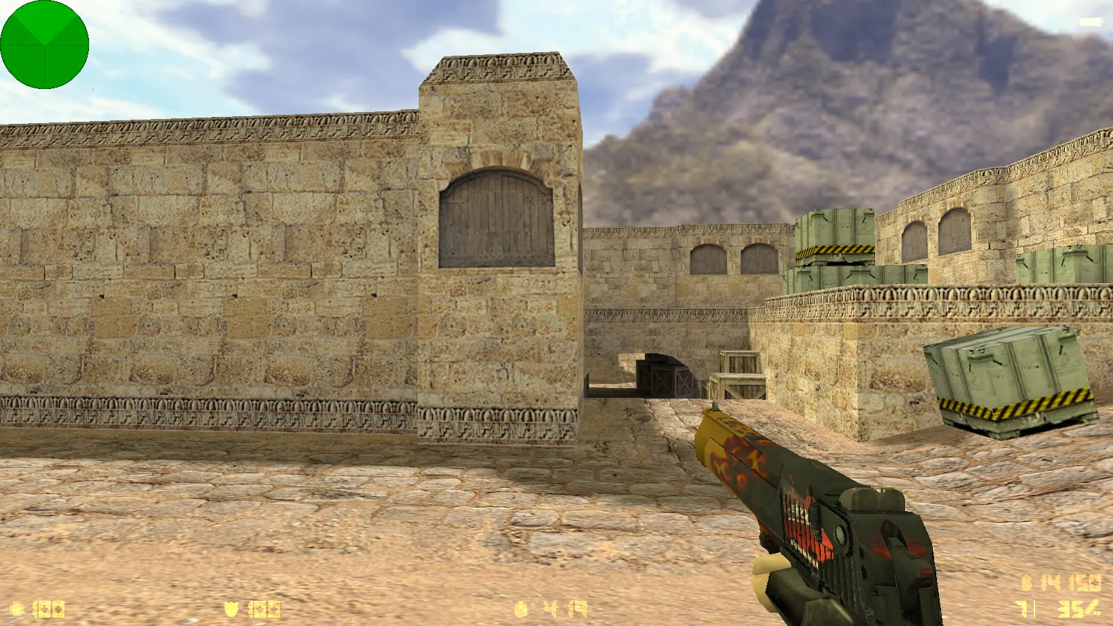 Скриншот  CS 1.6 от R1NCH: блогерская сборка с 6 новшествами, скины, красно-синие модели, черное меню и оптимизированный конфиг