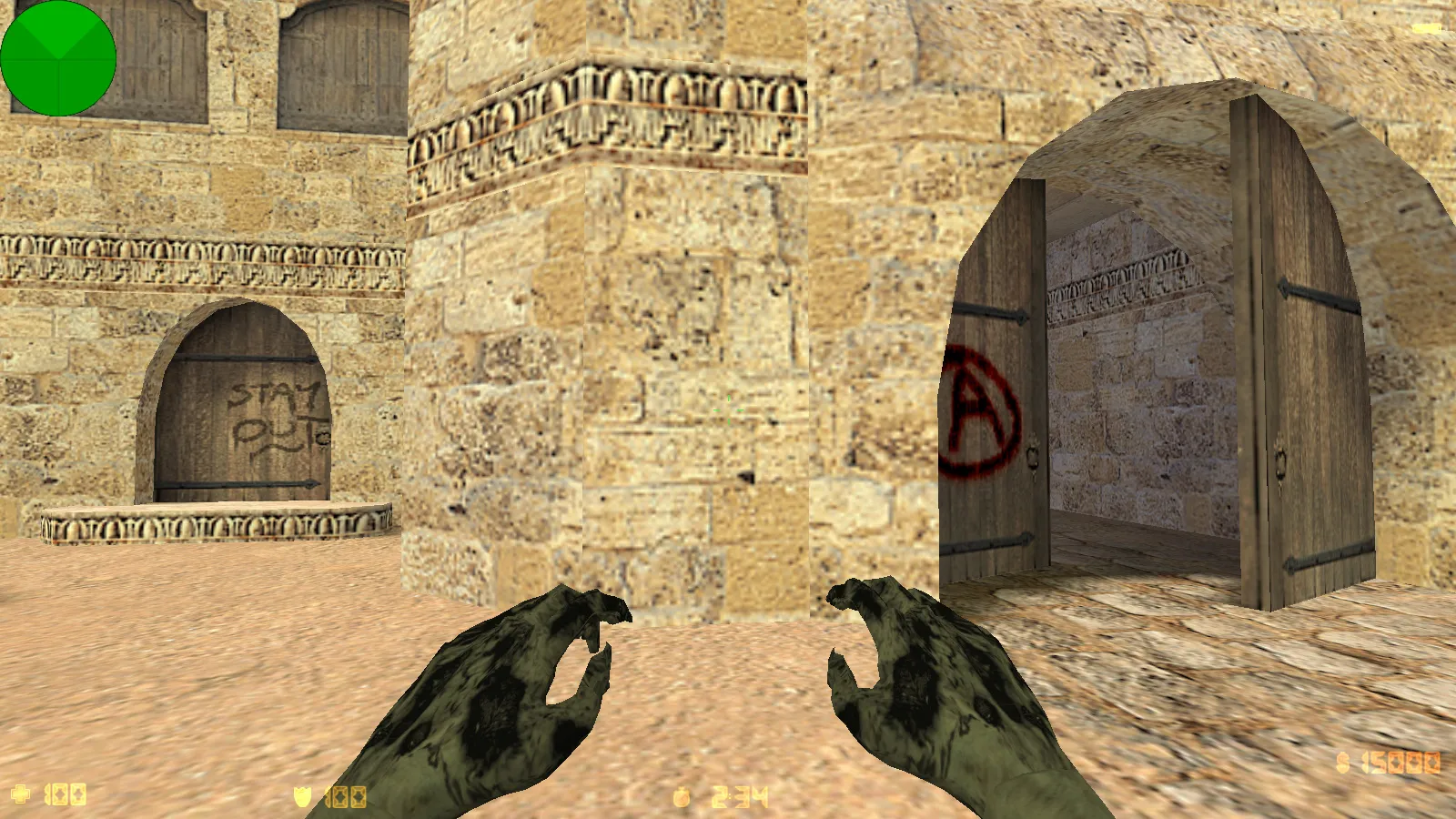 Скриншот CS 1.6 от RaMzEssTV: сборка с оружием, меню, звуками, музыкой и всеми возможностями игры