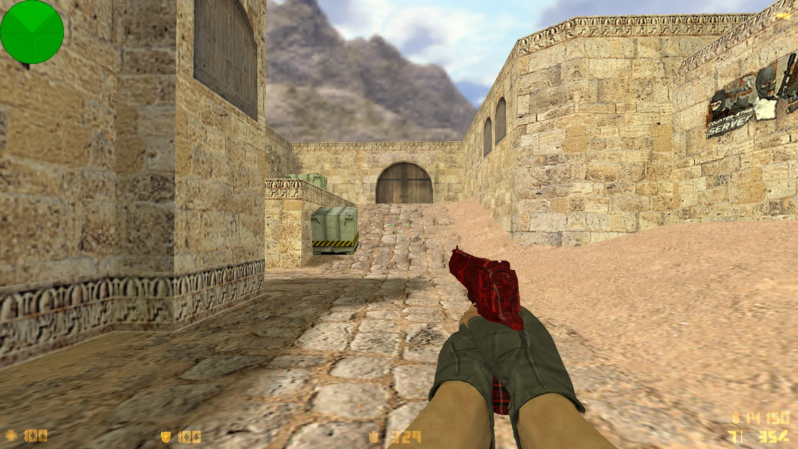 Скриншот CS 1.6 от RaMzEssTV: сборка с оружием, меню, звуками, музыкой и всеми возможностями игры