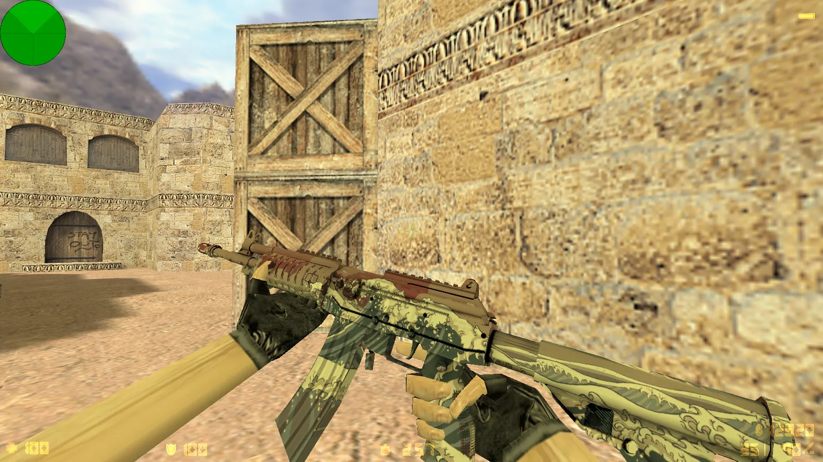 Скриншот  CS 1.6 от RaMzEssTV: сборка с оружием, меню, звуками, музыкой и всеми возможностями игры