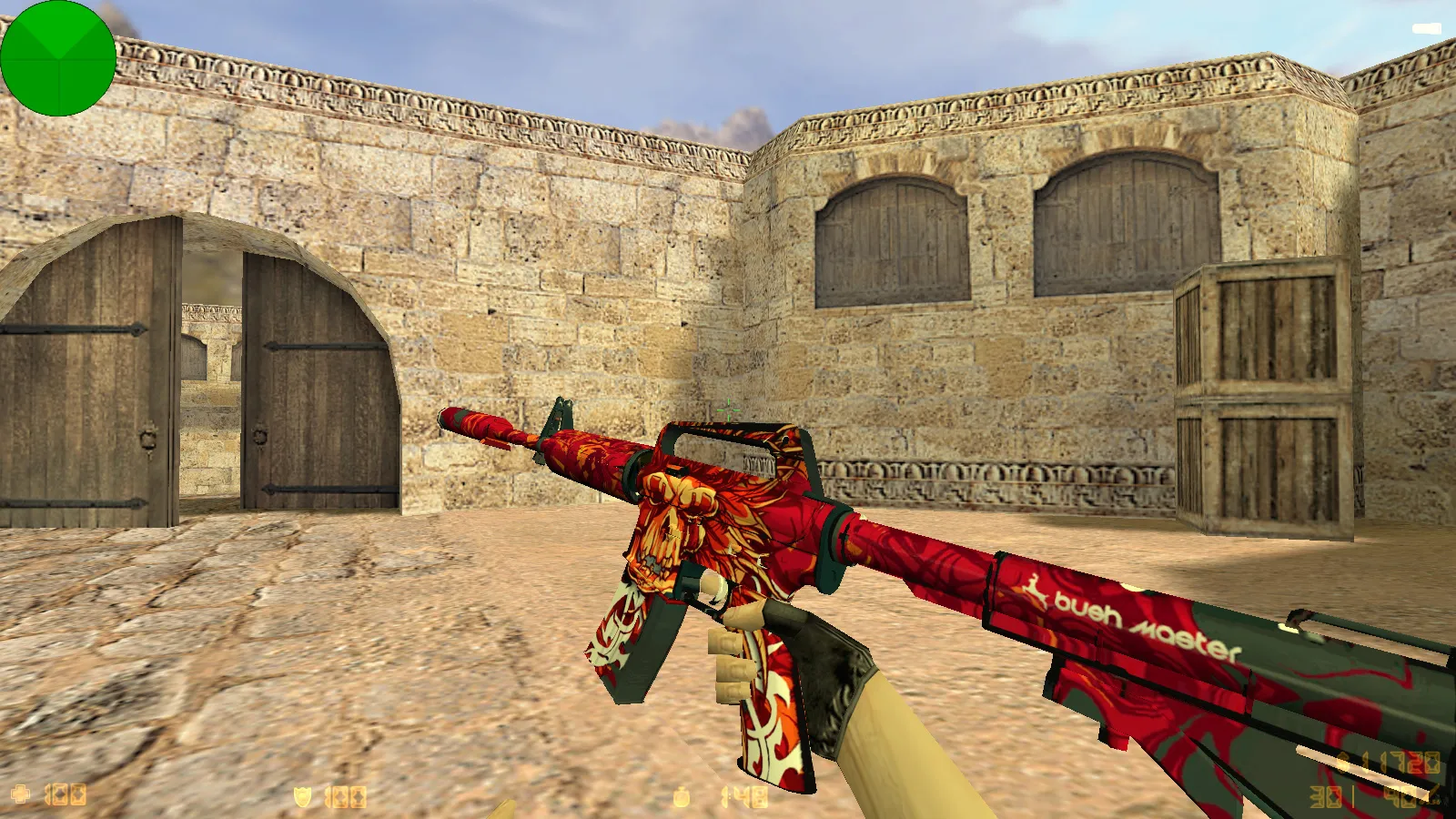 Скриншот  CS 1.6 от RaMzEssTV: сборка с оружием, меню, звуками, музыкой и всеми возможностями игры