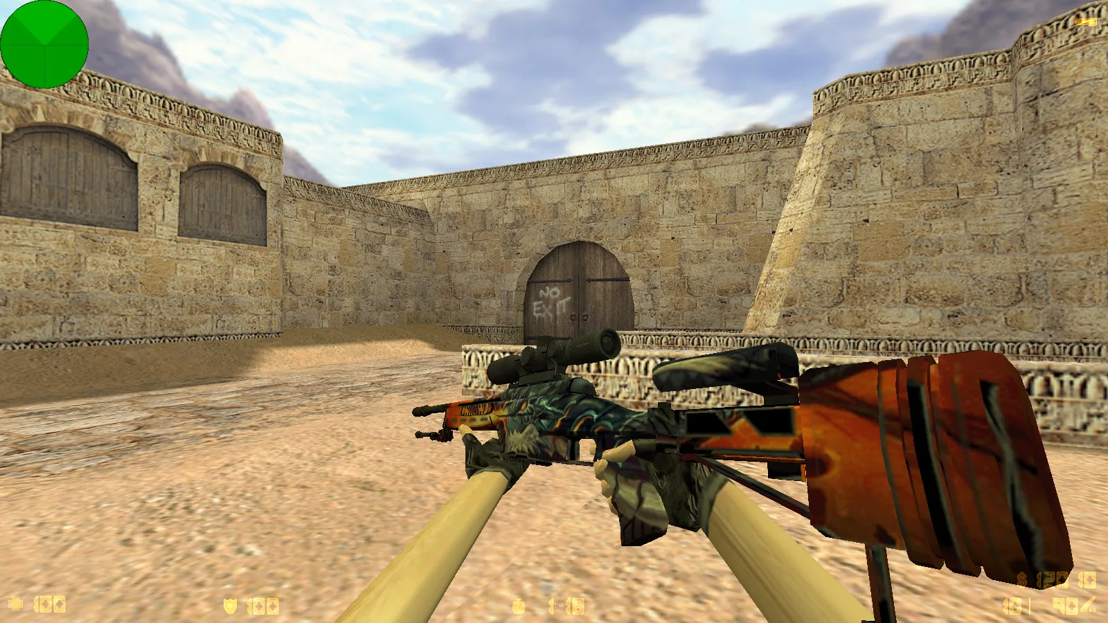 Скриншот  CS 1.6 от RaMzEssTV: сборка с оружием, меню, звуками, музыкой и всеми возможностями игры