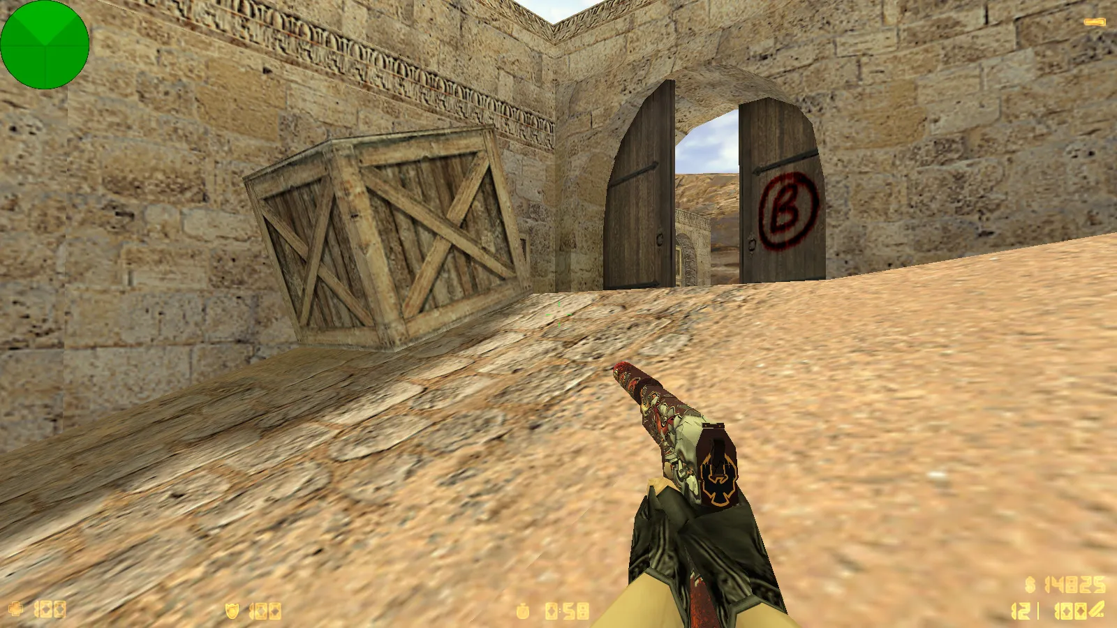 Скриншот  CS 1.6 от RaMzEssTV: сборка с оружием, меню, звуками, музыкой и всеми возможностями игры