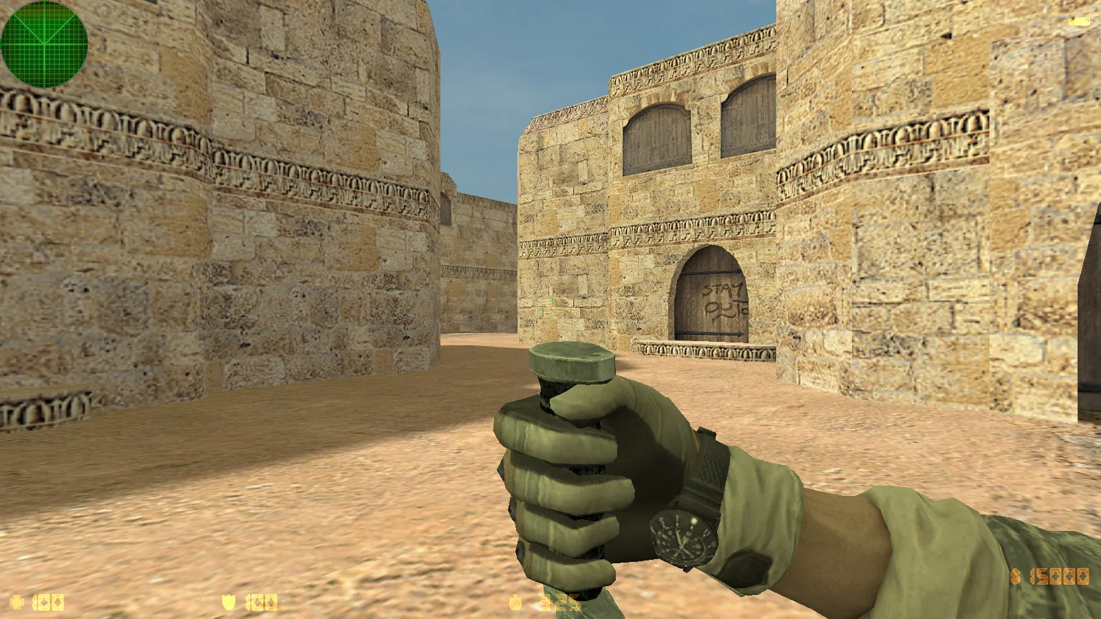 Скриншот CS 1.6 Rainbow Six: тематическая сборка, 8 модов, оружейные модели, темное меню, конфиг и оптимизация