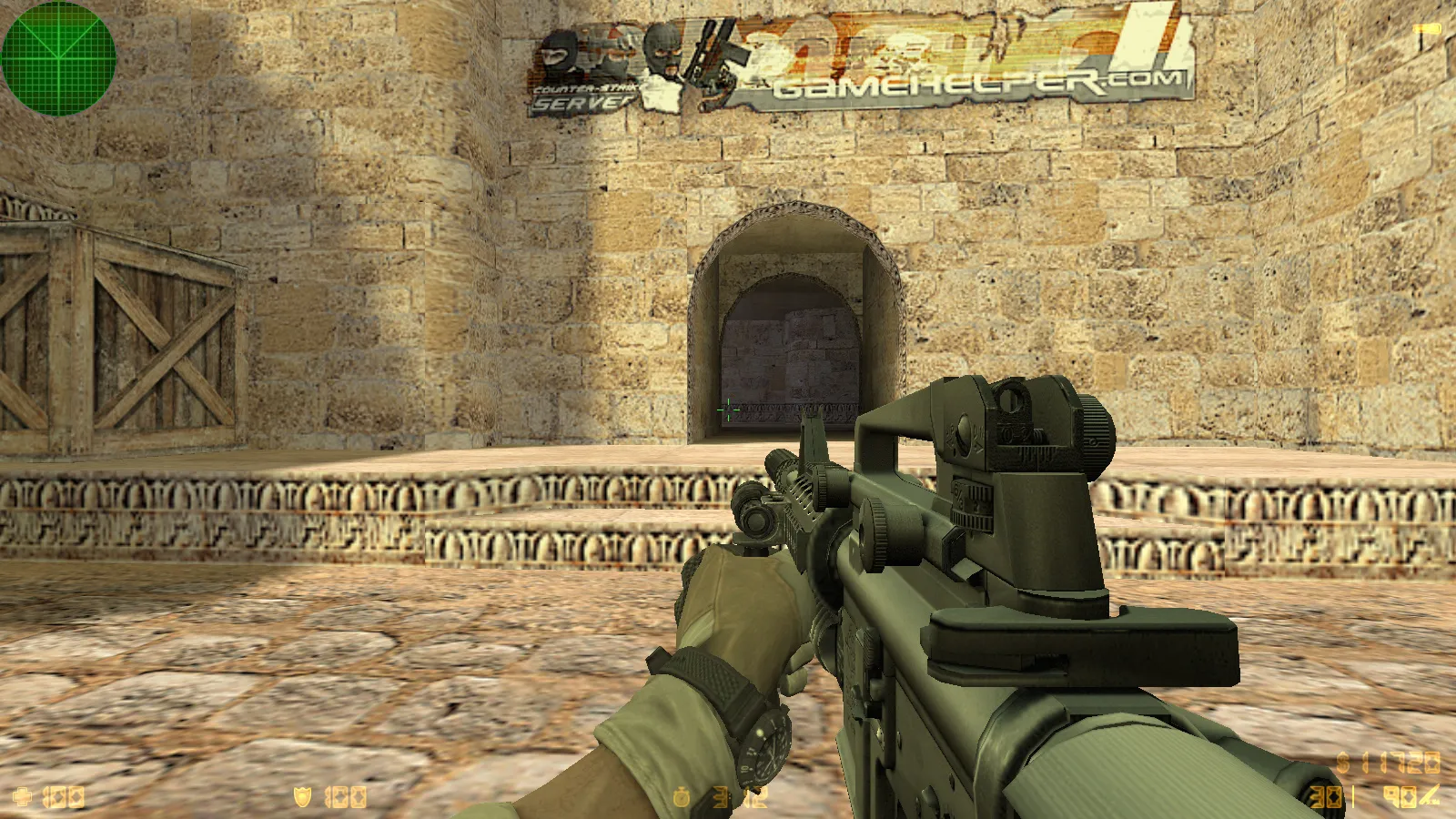 Скриншот CS 1.6 Rainbow Six: тематическая сборка, 8 модов, оружейные модели, темное меню, конфиг и оптимизация