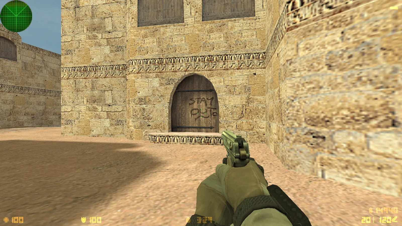 Скриншот  CS 1.6 Rainbow Six: тематическая сборка, 8 модов, оружейные модели, темное меню, конфиг и оптимизация