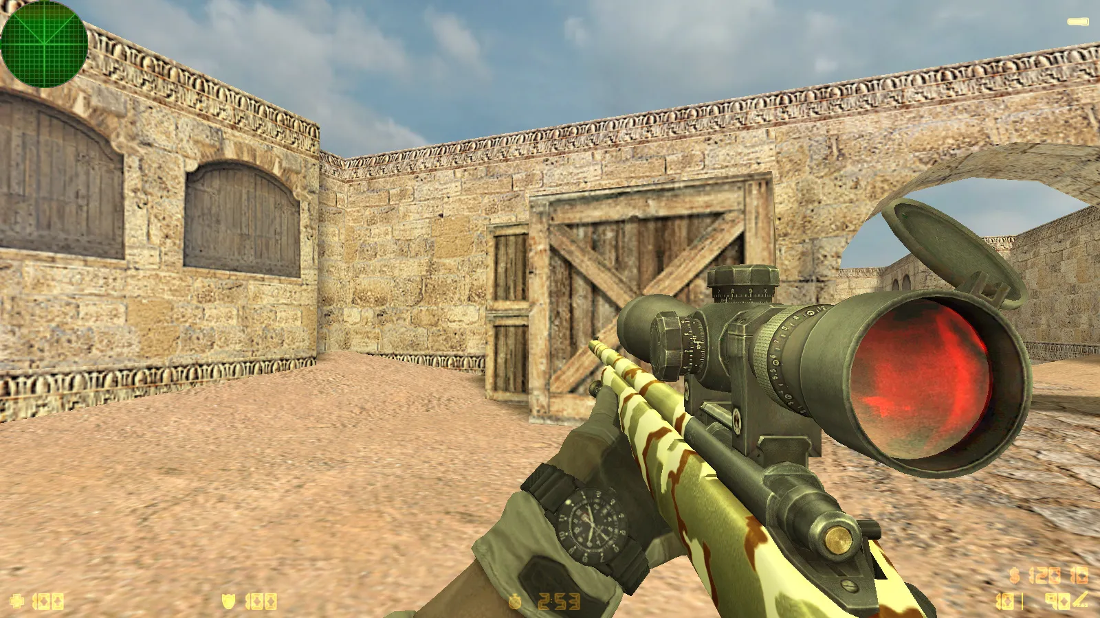 Скриншот  CS 1.6 Rainbow Six: тематическая сборка, 8 модов, оружейные модели, темное меню, конфиг и оптимизация