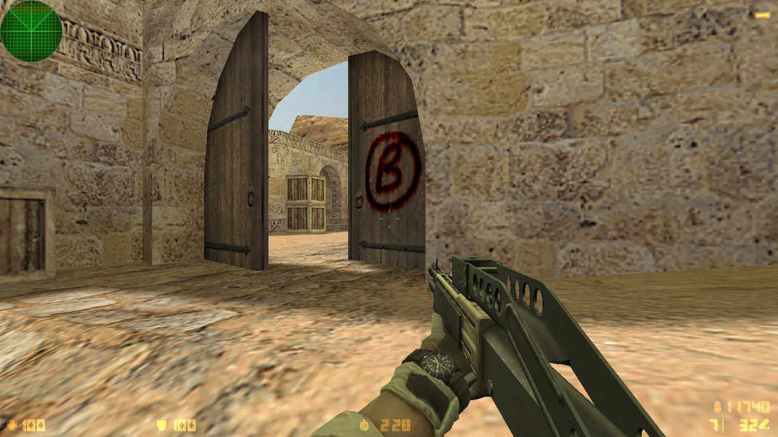 Скриншот  CS 1.6 Rainbow Six: тематическая сборка, 8 модов, оружейные модели, темное меню, конфиг и оптимизация