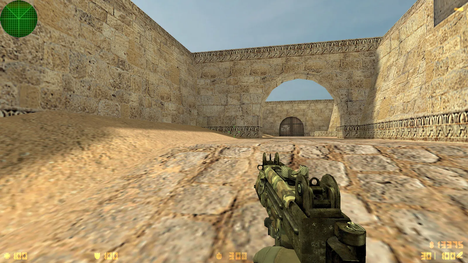 Скриншот  CS 1.6 Rainbow Six: тематическая сборка, 8 модов, оружейные модели, темное меню, конфиг и оптимизация