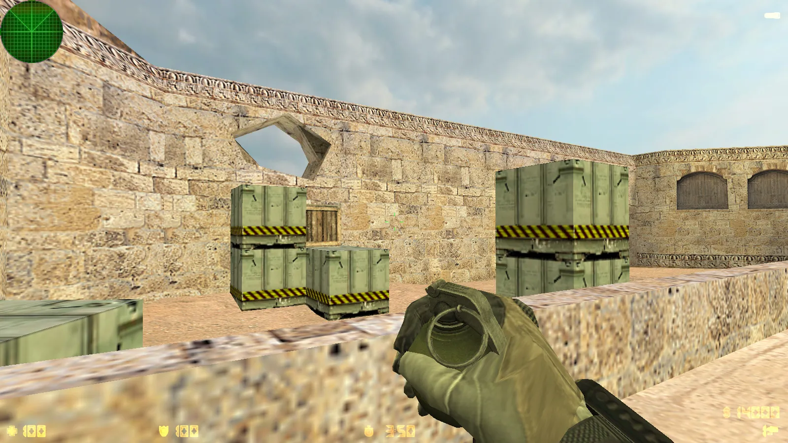 Скриншот  CS 1.6 Rainbow Six: тематическая сборка, 8 модов, оружейные модели, темное меню, конфиг и оптимизация