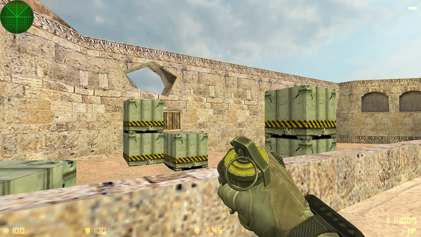 Скриншот  CS 1.6 Rainbow Six: тематическая сборка, 8 модов, оружейные модели, темное меню, конфиг и оптимизация