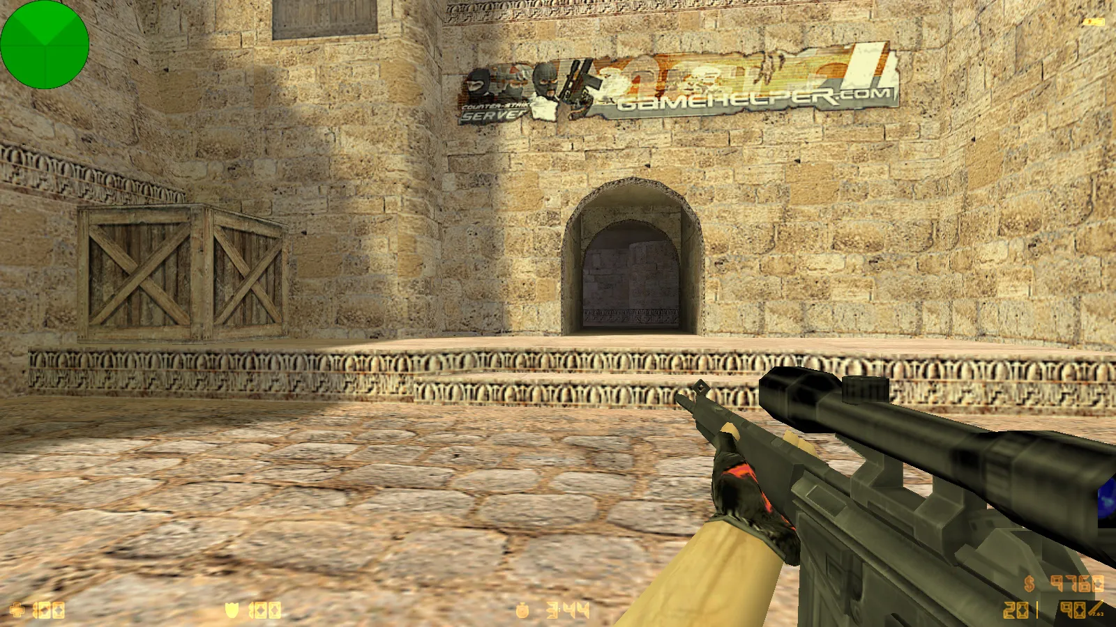 Скриншот  CS 1.6 Rammstein — блогерская сборка с 7 апгрейдами, темной темой меню, новыми звуками и оптимизированным конфигом