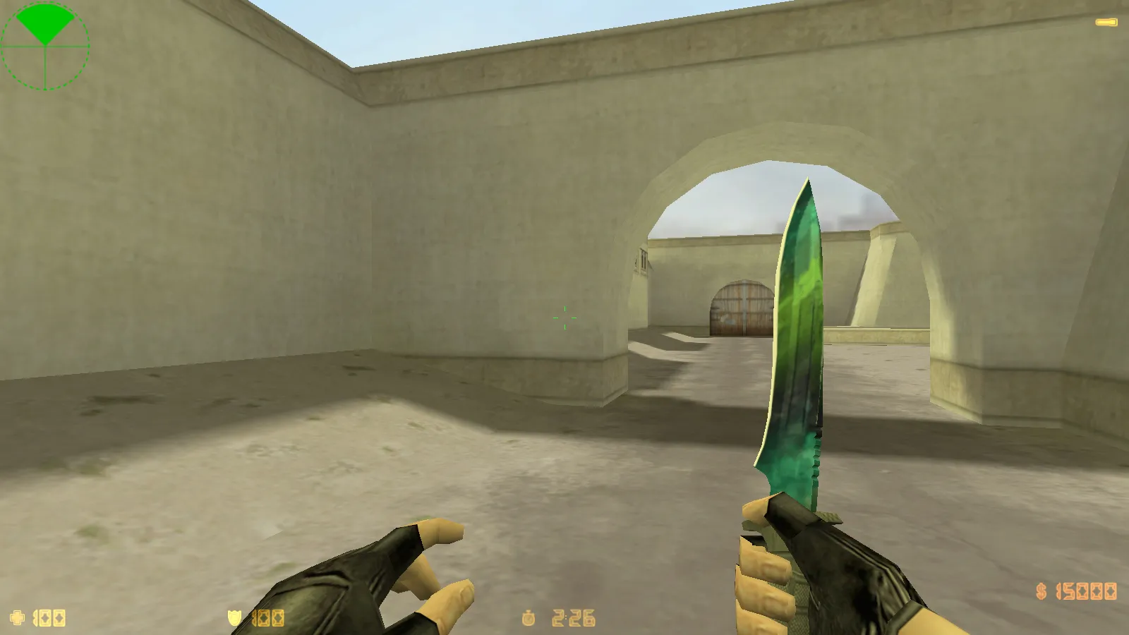 Скриншот CS 1.6 Rapid Strike — сборка с 29 скинами, темным меню и оптимизированным конфигом