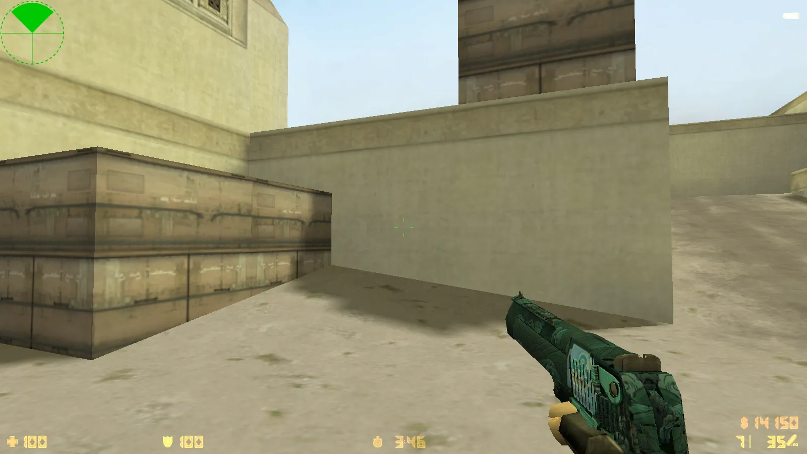 Скриншот  CS 1.6 Rapid Strike — сборка с 29 скинами, темным меню и оптимизированным конфигом