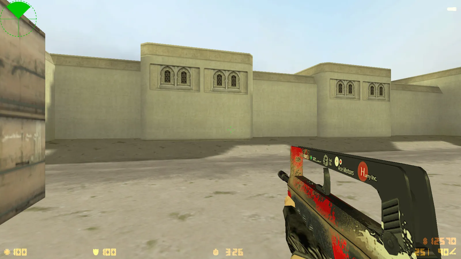 Скриншот  CS 1.6 Rapid Strike — сборка с 29 скинами, темным меню и оптимизированным конфигом