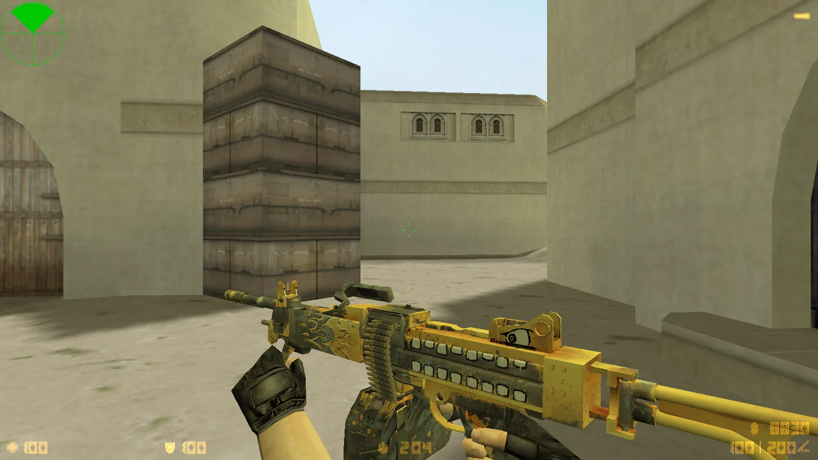 Скриншот  CS 1.6 Rapid Strike — сборка с 29 скинами, темным меню и оптимизированным конфигом