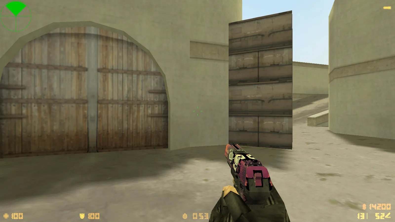 Скриншот  CS 1.6 Rapid Strike — сборка с 29 скинами, темным меню и оптимизированным конфигом