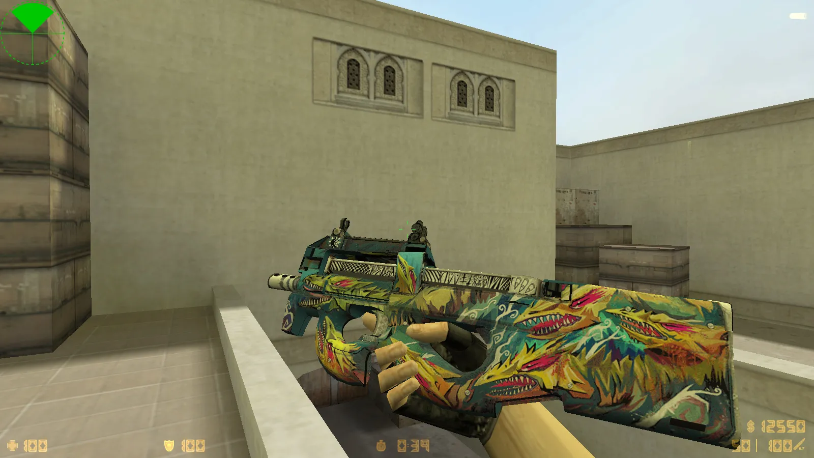 Скриншот  CS 1.6 Rapid Strike — сборка с 29 скинами, темным меню и оптимизированным конфигом