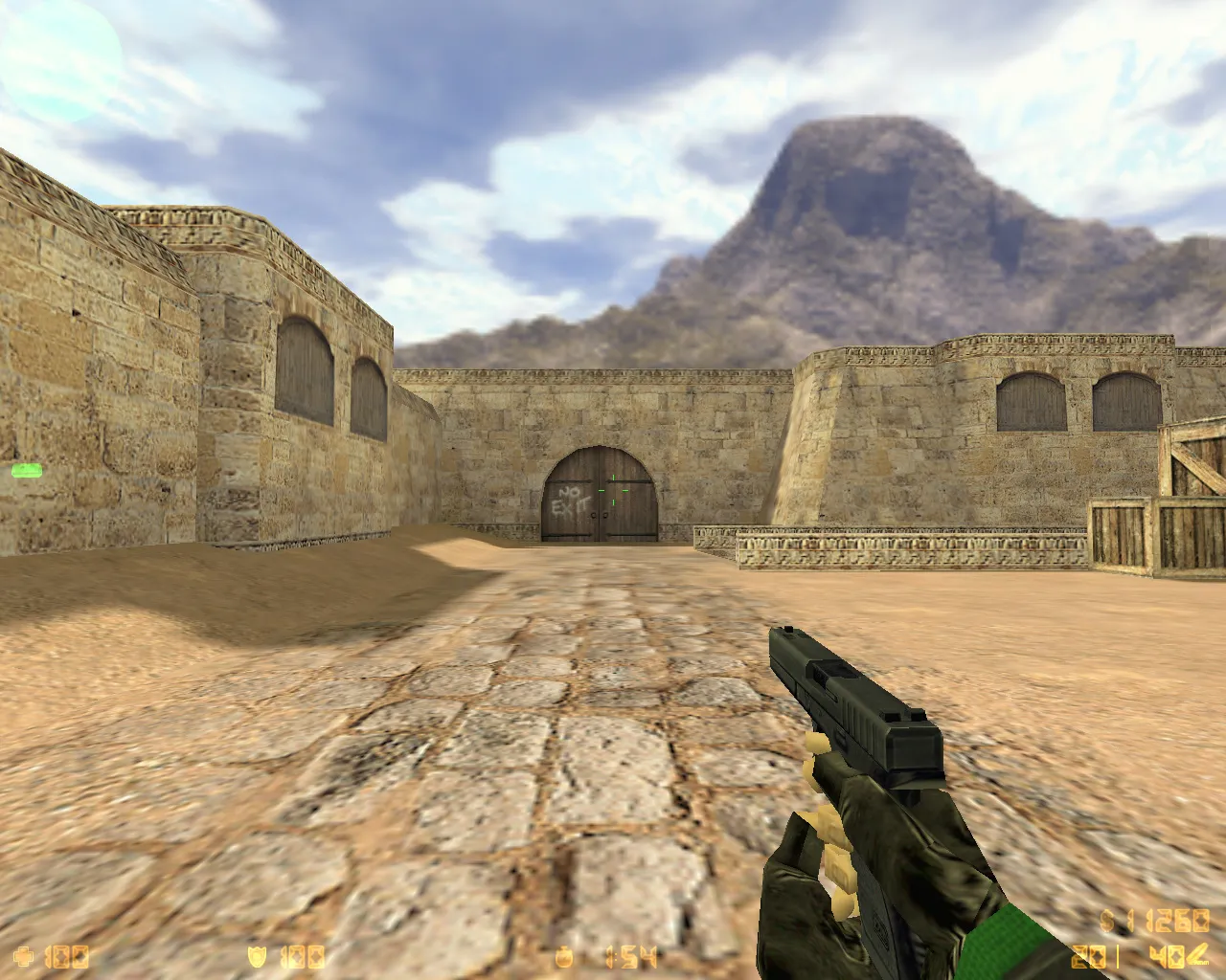 Скриншот  CS 1.6 Razer сборка: графика Razer-рукава, красно-синие модели игроков, тема меню и оптимизированный конфиг