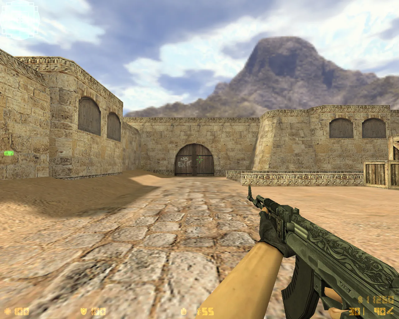 Скриншот CS 1.6 от RaZZsELb TV: блогерская сборка с 20 скинами, звуками, меню-музыкой и оптимизированным конфигом