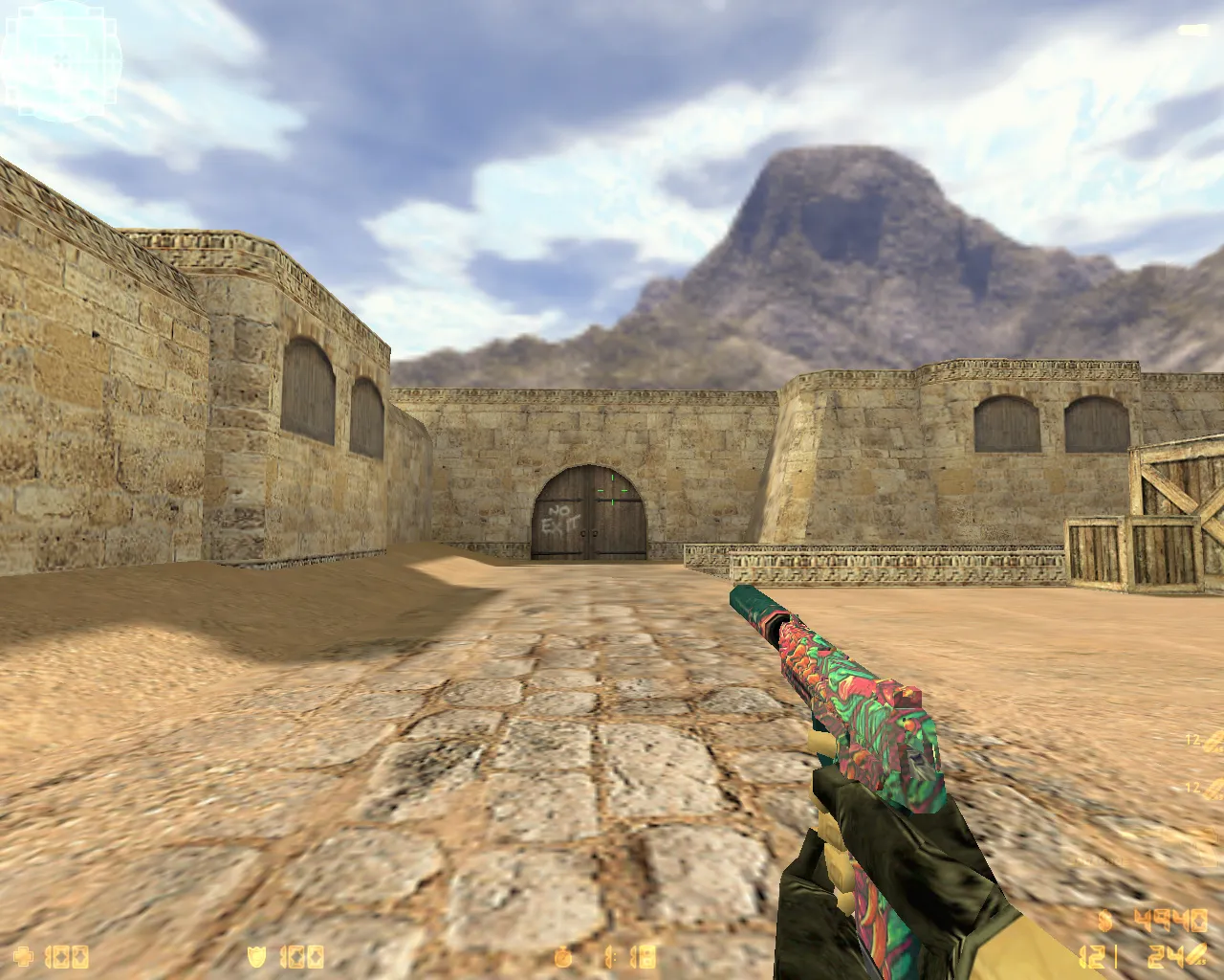 Скриншот  CS 1.6 от RaZZsELb TV: блогерская сборка с 20 скинами, звуками, меню-музыкой и оптимизированным конфигом