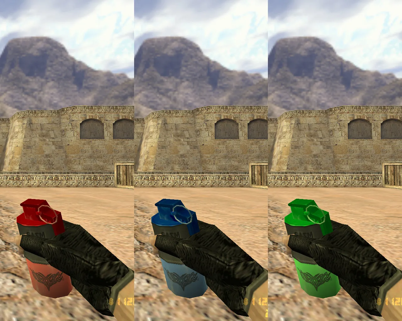 Скриншот  CS 1.6 от RaZZsELb TV: блогерская сборка с 20 скинами, звуками, меню-музыкой и оптимизированным конфигом