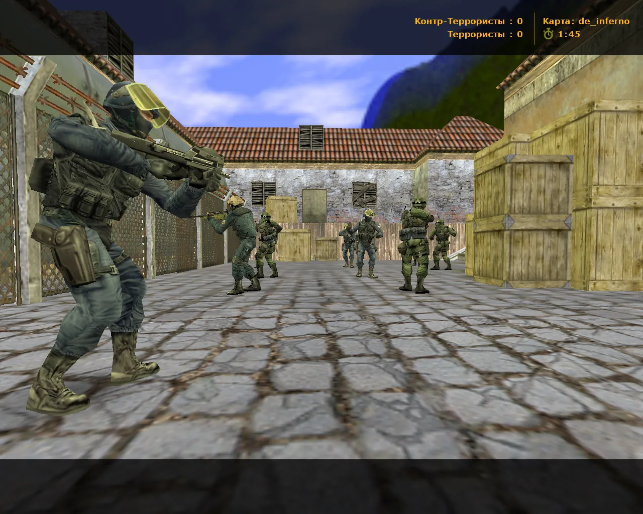 Скриншот  CS 1.6 от RaZZsELb TV: блогерская сборка с 20 скинами, звуками, меню-музыкой и оптимизированным конфигом