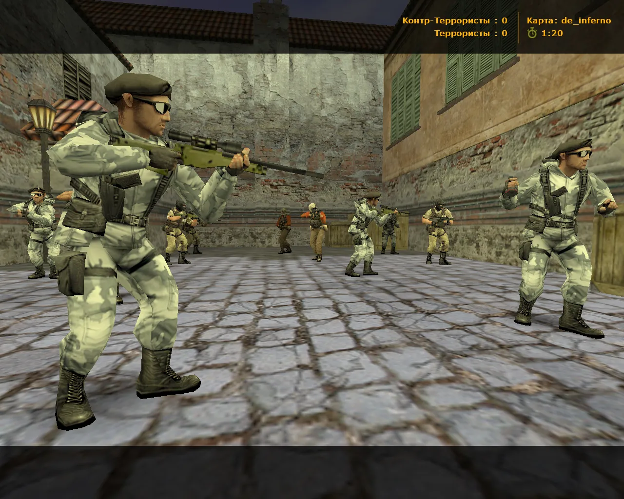 Скриншот  CS 1.6 от RaZZsELb TV: блогерская сборка с 20 скинами, звуками, меню-музыкой и оптимизированным конфигом