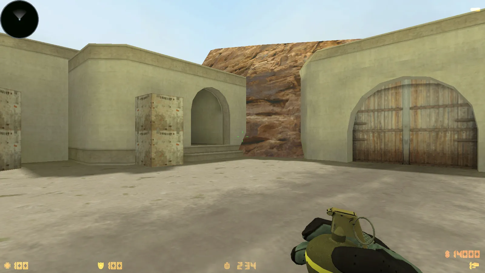 Скриншот  CS 1.6 Восстание: 11 модов, CS2 скины v_/p_/w_ и перчатки «Лунный узор», темное меню, музыка, радар и оптимизированный конфиг