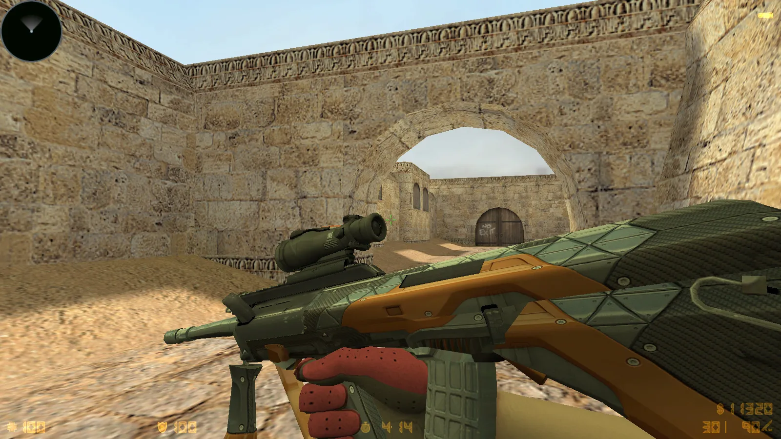 Скриншот  CS 1.6 Reborn 4554/8610: сборка с CS2 скинами, перчатками, звуками, музыкой, радаром и оптимизированным конфигом