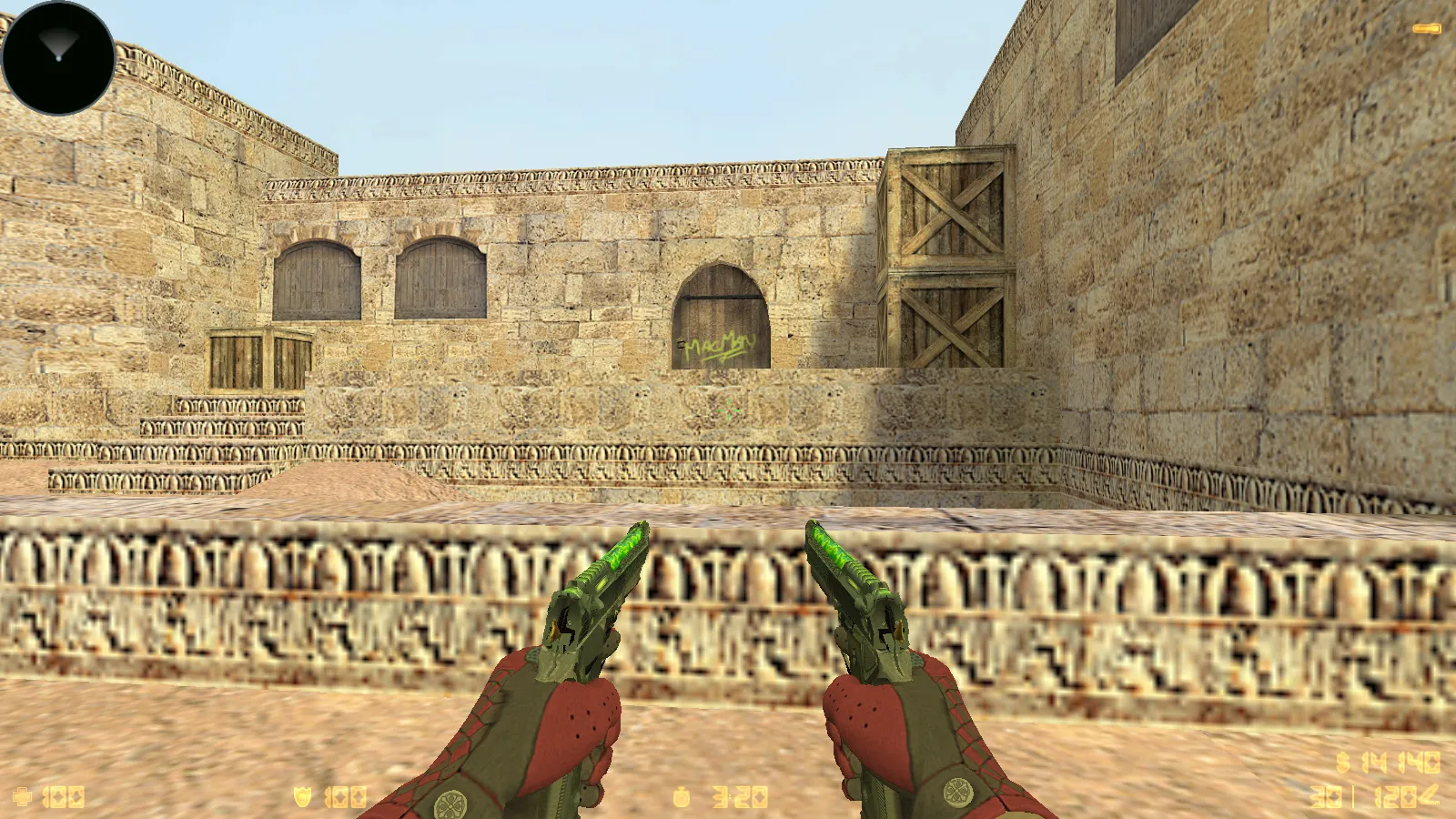 Скриншот  CS 1.6 Reborn 4554/8610: сборка с CS2 скинами, перчатками, звуками, музыкой, радаром и оптимизированным конфигом