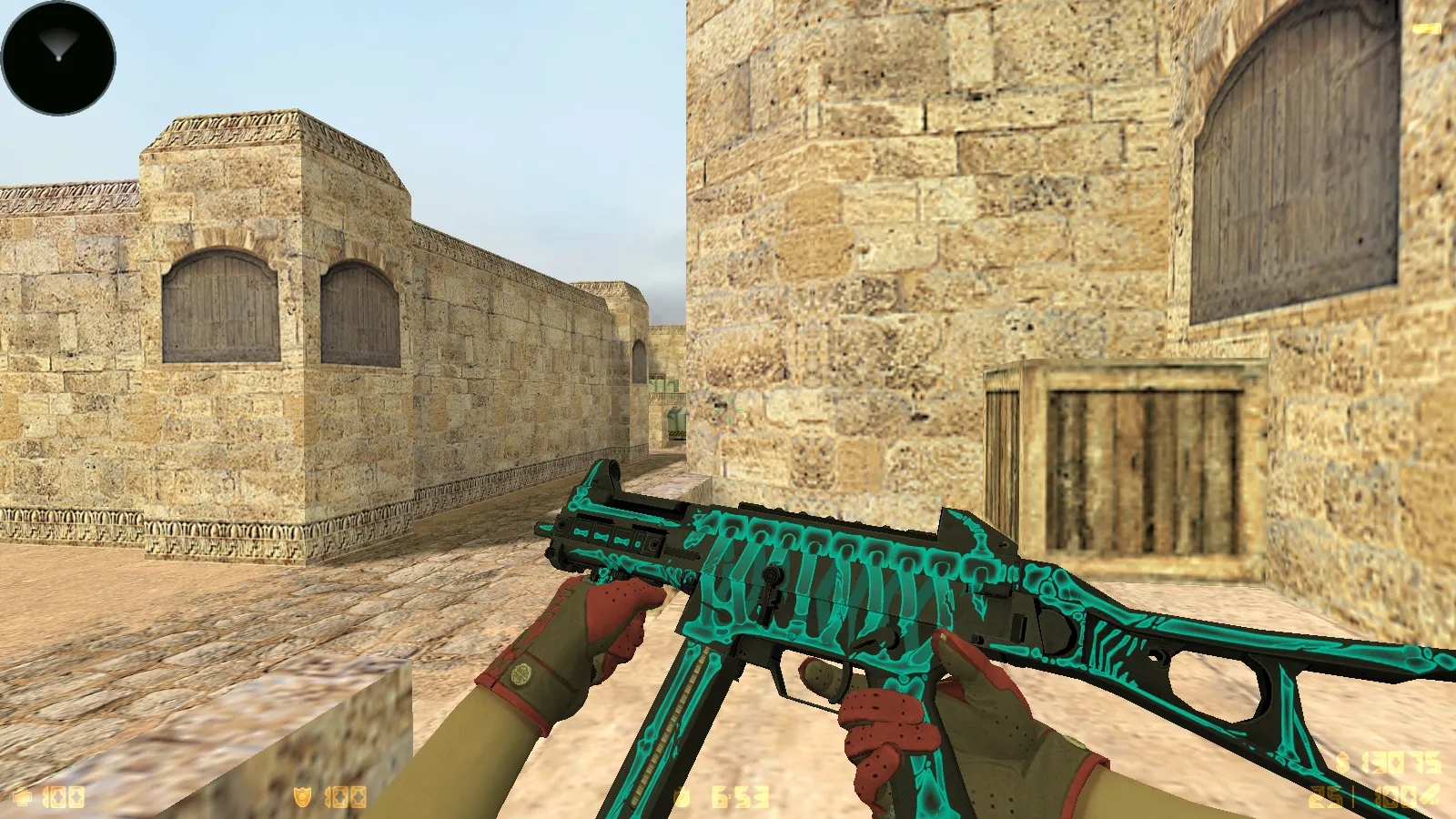 Скриншот  CS 1.6 Reborn 4554/8610: сборка с CS2 скинами, перчатками, звуками, музыкой, радаром и оптимизированным конфигом