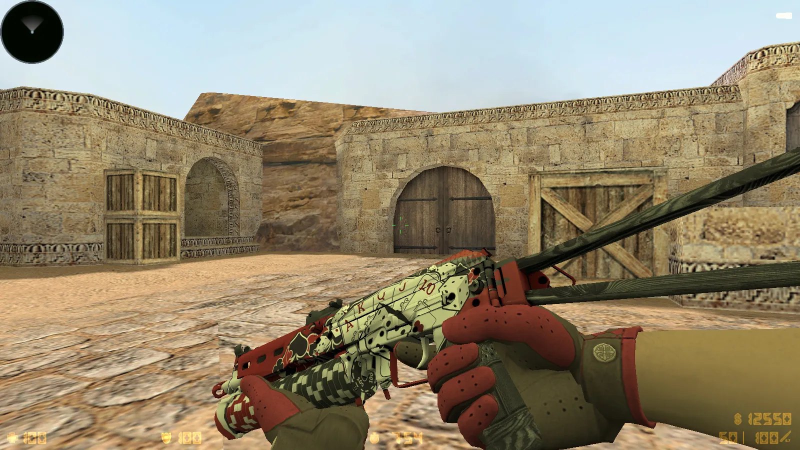 Скриншот  CS 1.6 Reborn 4554/8610: сборка с CS2 скинами, перчатками, звуками, музыкой, радаром и оптимизированным конфигом