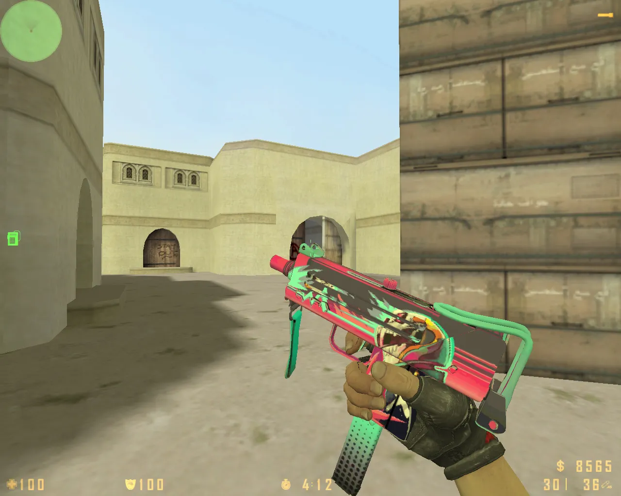 Скриншот  CS 1.6 Refined: 12 правок, 27 скинов с Bloodhound, красные/синие модели, темное меню и оптимизированный конфиг