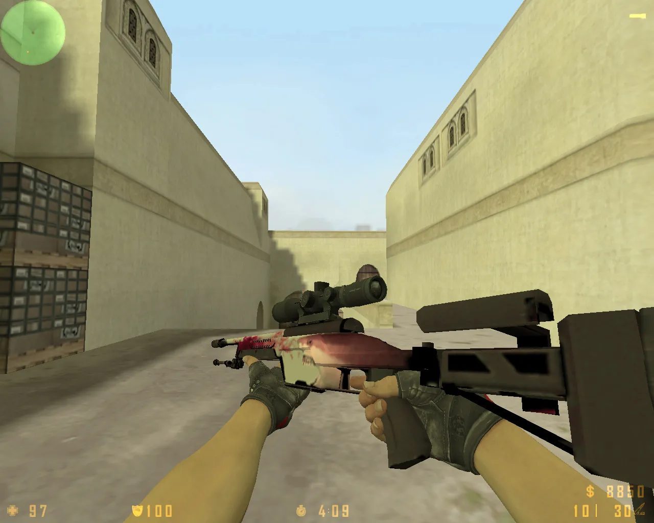 Скриншот  CS 1.6 Refined: 12 правок, 27 скинов с Bloodhound, красные/синие модели, темное меню и оптимизированный конфиг