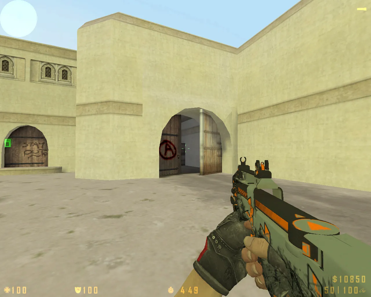 Скриншот  CS 1.6 Refined: 12 правок, 27 скинов с Bloodhound, красные/синие модели, темное меню и оптимизированный конфиг