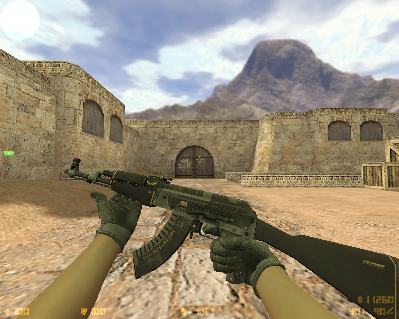 Скриншот CS 1.6 Refresh: 10 правок, 27 скинов, перчатки спецназа, темная тема меню и оптимизированный конфиг