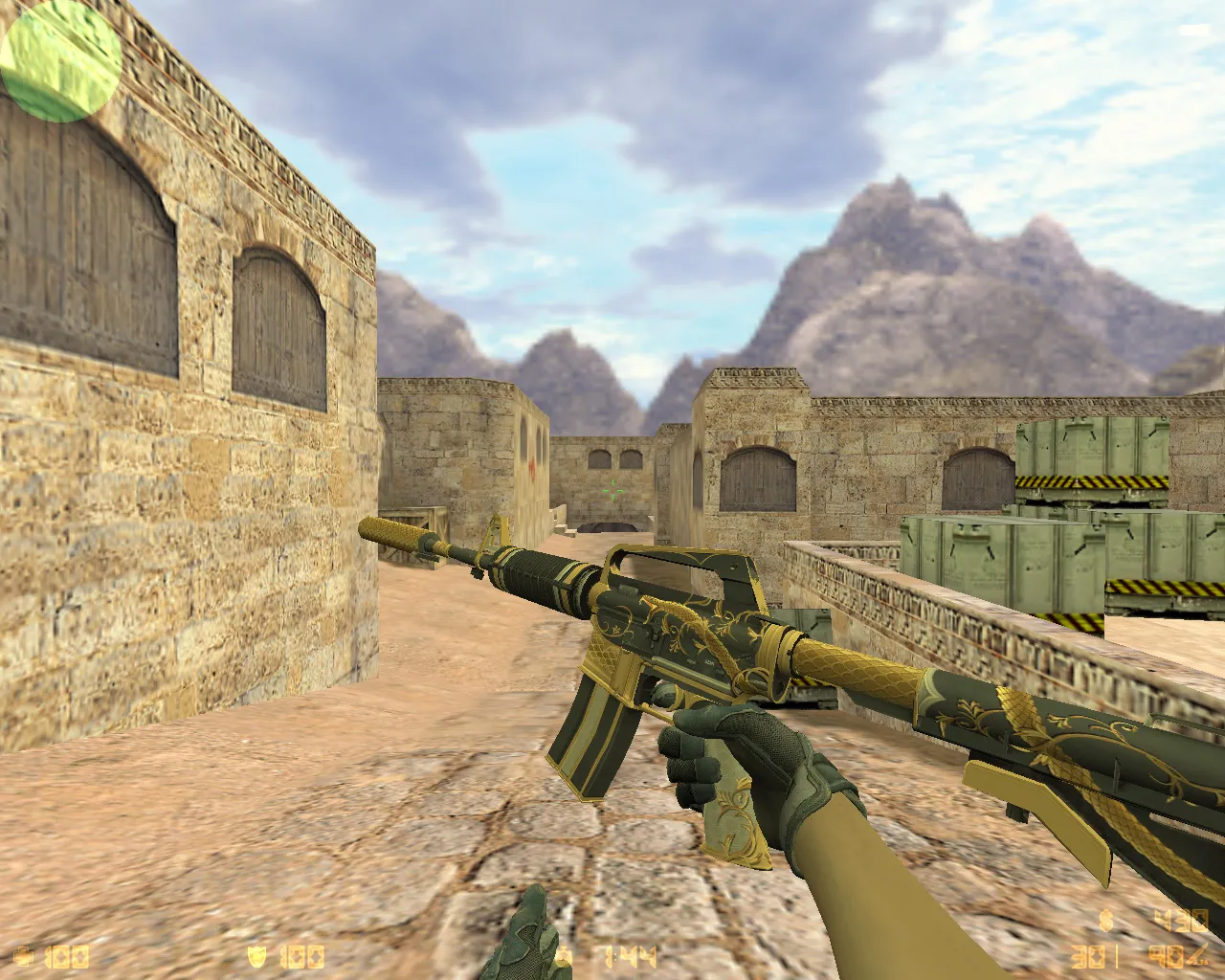 Скриншот  CS 1.6 Refresh: 10 правок, 27 скинов, перчатки спецназа, темная тема меню и оптимизированный конфиг