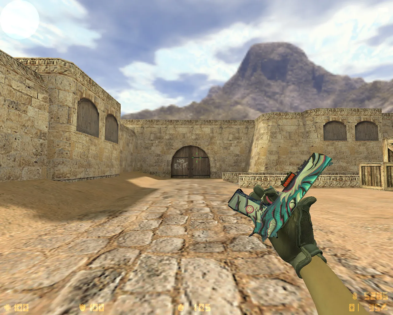 Скриншот  CS 1.6 Refresh: 10 правок, 27 скинов, перчатки спецназа, темная тема меню и оптимизированный конфиг