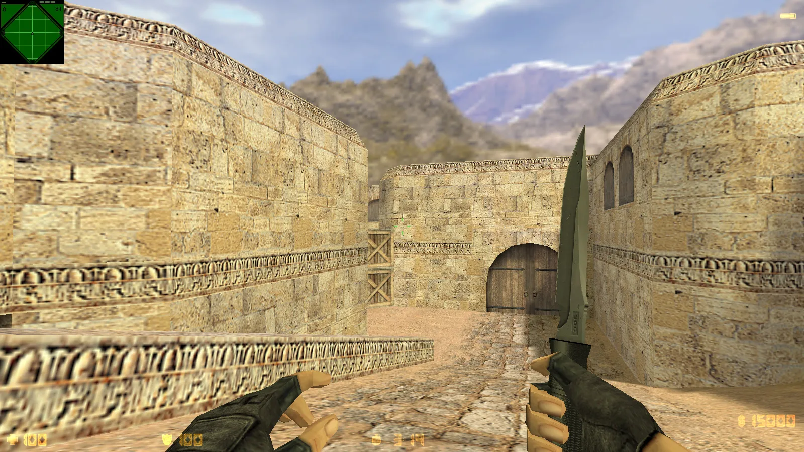 Скриншот CS 1.6 Reloaded: скины и графика, оптимальный конфиг, звуки, радар и темное меню