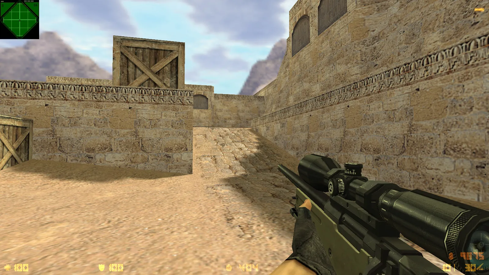 Скриншот  CS 1.6 Reloaded: скины и графика, оптимальный конфиг, звуки, радар и темное меню