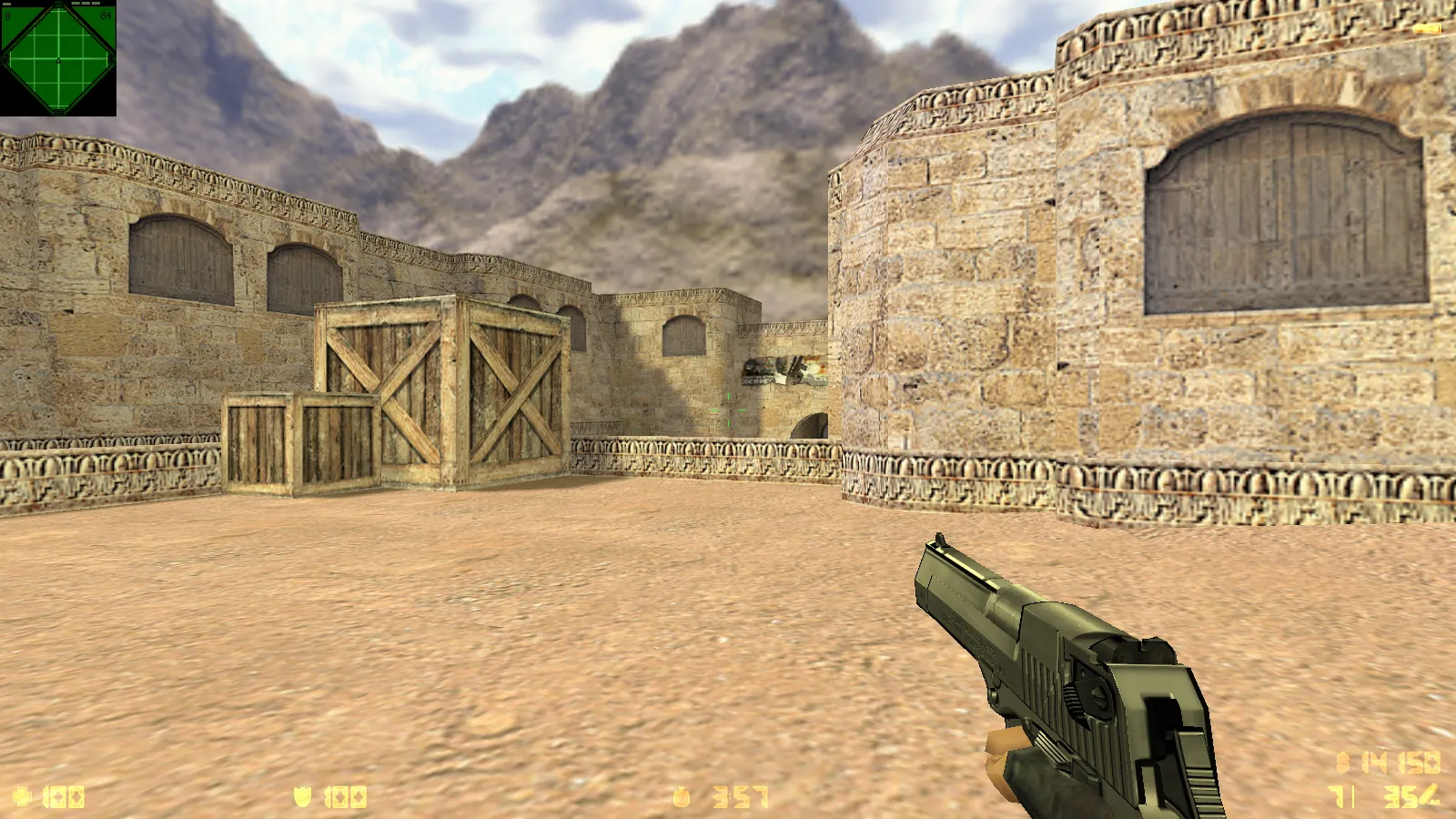 Скриншот  CS 1.6 Reloaded: скины и графика, оптимальный конфиг, звуки, радар и темное меню