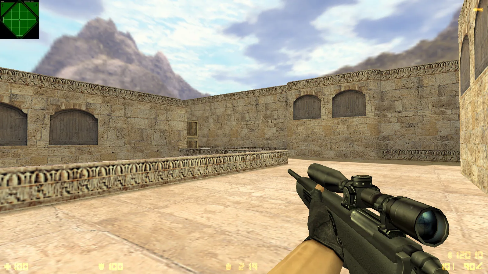 Скриншот  CS 1.6 Reloaded: скины и графика, оптимальный конфиг, звуки, радар и темное меню