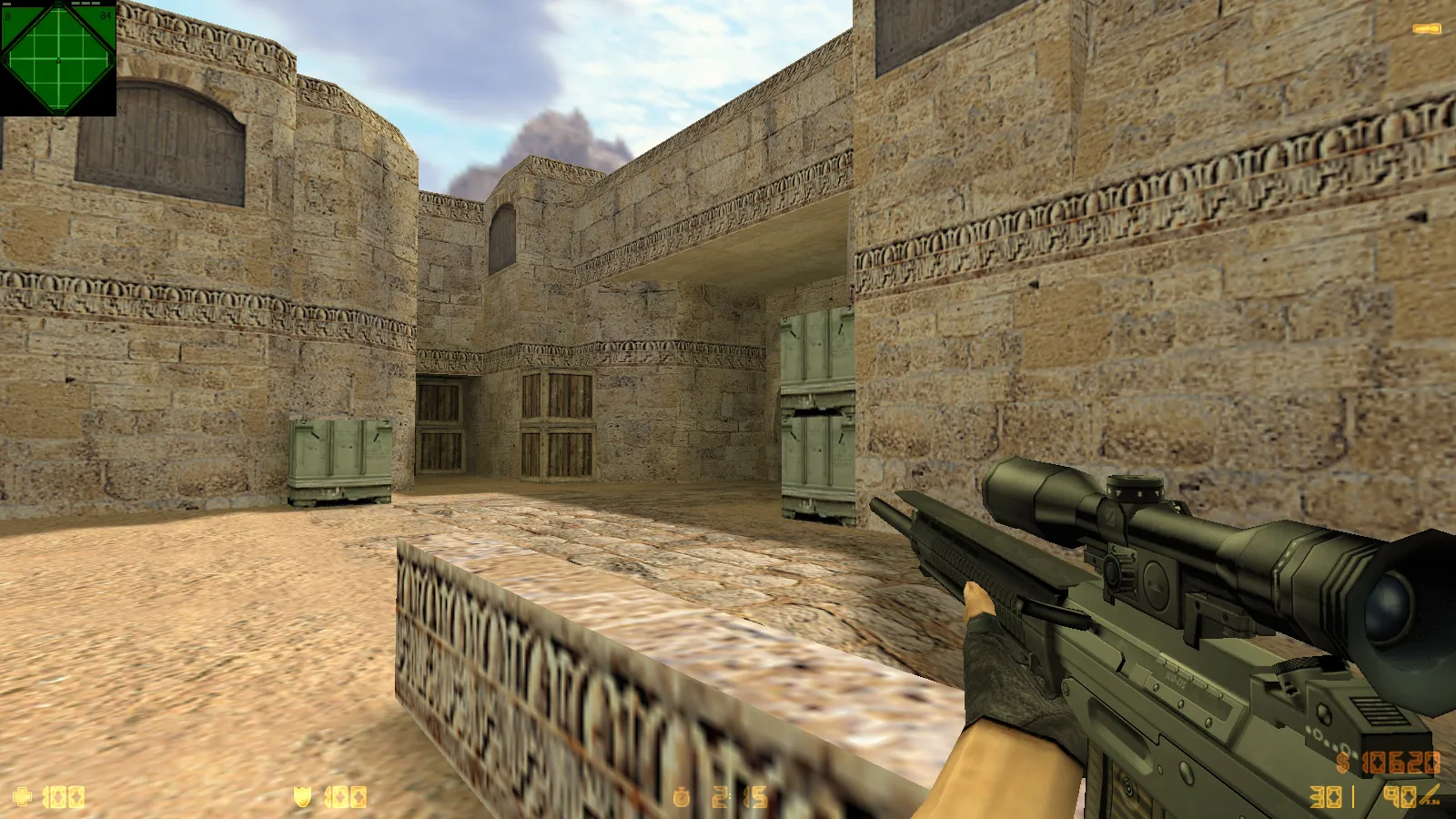 Скриншот  CS 1.6 Reloaded: скины и графика, оптимальный конфиг, звуки, радар и темное меню