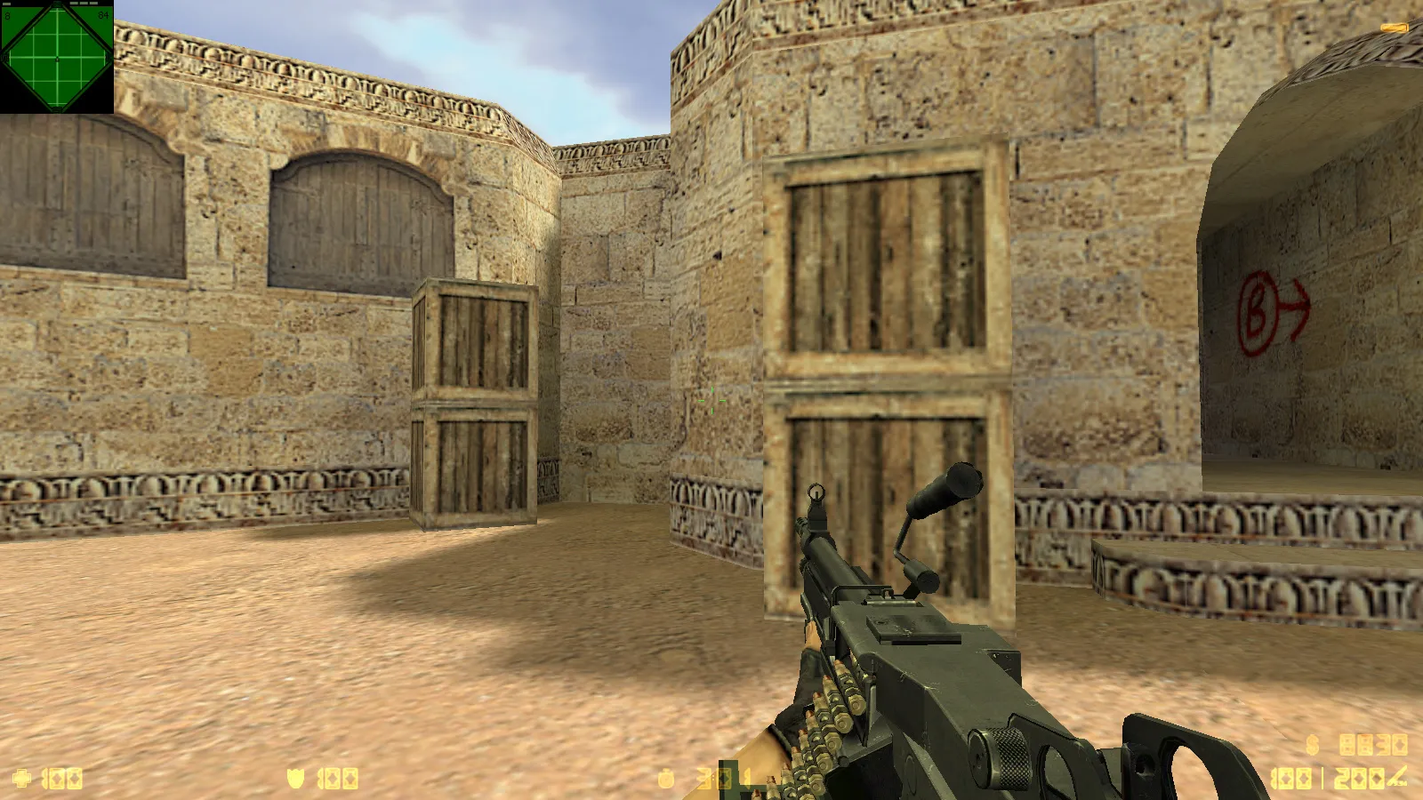 Скриншот  CS 1.6 Reloaded: скины и графика, оптимальный конфиг, звуки, радар и темное меню